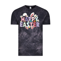 Cloud Black happy easter Vintage Tee - LillyAllenDesigns