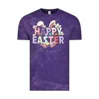 Cloud Purple happy easter Vintage Tee - LillyAllenDesigns