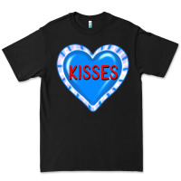 Black valentine's day hearts Premium Tee - FaDigitalArtStudio