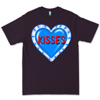 Plum valentine's day hearts Premium Tee - FaDigitalArtStudio