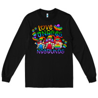 Black love gnome no bounds Long Sleeve Tee - CowhideDigitalArt