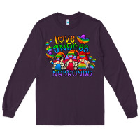 Plum love gnome no bounds Long Sleeve Tee - CowhideDigitalArt