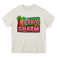 Cream St. Patrick's lucky charm Heavy Core Tee - OliviaCreatesArt