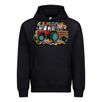 Black western tracktor Urban Hoodie - RanaPortraitStore