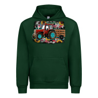 Forest Green western tracktor Urban Hoodie - RanaPortraitStore