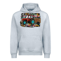 Heather Grey western tracktor Urban Hoodie - RanaPortraitStore