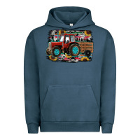 Pigment Midnight Navy western tracktor Urban Hoodie - RanaPortraitStore