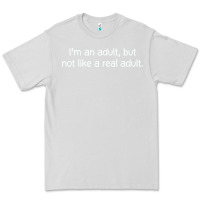 Dove Grey i'm an adult, but not like Premium Tee - linhVisuals