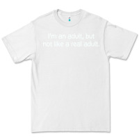 White i'm an adult, but not like Premium Tee - linhVisuals