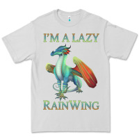 Dove Grey Chill Rainwing Dragon Retro Fan Tee Wings of Fire Premium Tee - linhVisuals