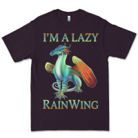 Plum Chill Rainwing Dragon Retro Fan Tee Wings of Fire Premium Tee - linhVisuals