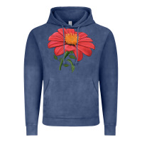 Vintage Denim del sol sunflower Vintage Hoodie - LillyAllenDesigns