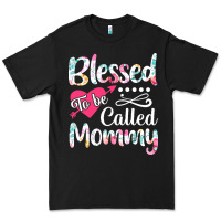 Black blessed to be called mommy t  shirt blessed to be called mommy lovely Premium Tee - linhVisuals