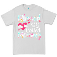 Dove Grey blessed to be called mommy t  shirt blessed to be called mommy lovely Premium Tee - linhVisuals