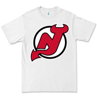 White the NJ devils Premium Tee - linhVisuals