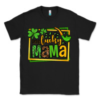 Black One lucky mama St. Patrick's Classic Tee - OliviaCreatesArt