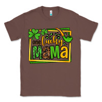 Chestnut One lucky mama St. Patrick's Classic Tee - OliviaCreatesArt