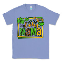 Colony Blue One lucky mama St. Patrick's Classic Tee - OliviaCreatesArt