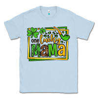 Dusty Blue One lucky mama St. Patrick's Classic Tee - OliviaCreatesArt