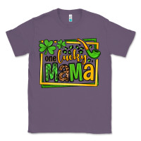 Lavender One lucky mama St. Patrick's Classic Tee - OliviaCreatesArt