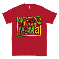 Red One lucky mama St. Patrick's Classic Tee - OliviaCreatesArt