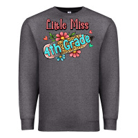 Charcoal Heather little miss fourth grade Premium Sweatshirt - Jasminsmagicworld