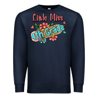Navy little miss fourth grade Premium Sweatshirt - Jasminsmagicworld