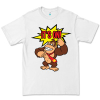 White donkey kong Premium Tee - linhVisuals