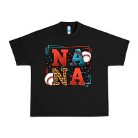 Black Baseball nana leopard frame Urban Heavy Tee - LillyAllenDesigns
