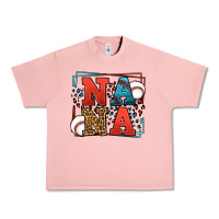 Salmon Baseball nana leopard frame Urban Heavy Tee - LillyAllenDesigns