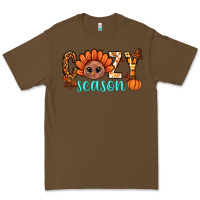 Cacao turkey cozy season thanksgiving bbs Premium Tee - BundleAndBundleShop