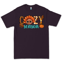 Plum turkey cozy season thanksgiving bbs Premium Tee - BundleAndBundleShop