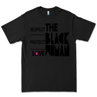 Black respect protect love the black woman Premium Tee - linhVisuals