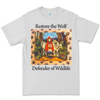 Dove Grey restore the wolf defenders of wildlife Premium Tee - linhVisuals