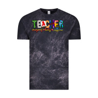 Cloud Black Teacher Cryons Kids Caffeine Vintage Tee - CowhideDigitalArt