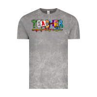 Cloud Rock Teacher Cryons Kids Caffeine Vintage Tee - CowhideDigitalArt