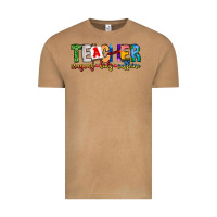 Vintage Camel Teacher Cryons Kids Caffeine Vintage Tee - CowhideDigitalArt