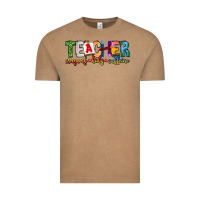 Vintage Coffee Teacher Cryons Kids Caffeine Vintage Tee - CowhideDigitalArt