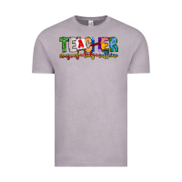 Vintage Zinc Teacher Cryons Kids Caffeine Vintage Tee - CowhideDigitalArt