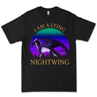Black wings of fire i am a lying nightwing vintage Premium Tee - linhVisuals