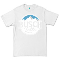 White premium busch Premium Tee - linhVisuals