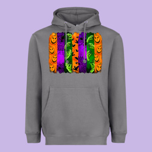 Halloween Brushstroke Heavyweight Hoodie Designed By Jasminsmagicworld