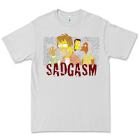 Dove Grey sadgasm Premium Tee - linhVisuals