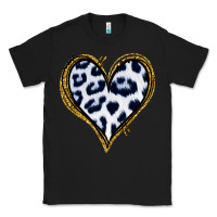 Black Dalmatians Heart Gold Glitter Classic Tee - Jasminsmagicworld