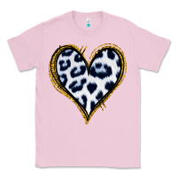 Bubblegum Pink Dalmatians Heart Gold Glitter Classic Tee - Jasminsmagicworld