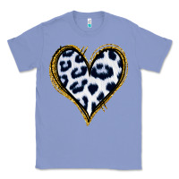 Colony Blue Dalmatians Heart Gold Glitter Classic Tee - Jasminsmagicworld