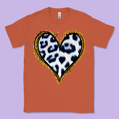 Dalmatians Heart Gold Glitter Classic Tee Designed By Jasminsmagicworld