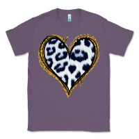 Lavender Dalmatians Heart Gold Glitter Classic Tee - Jasminsmagicworld