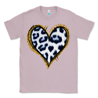 Lilac Dalmatians Heart Gold Glitter Classic Tee - Jasminsmagicworld