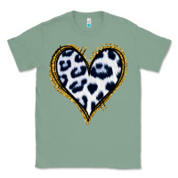 Sage Dalmatians Heart Gold Glitter Classic Tee - Jasminsmagicworld